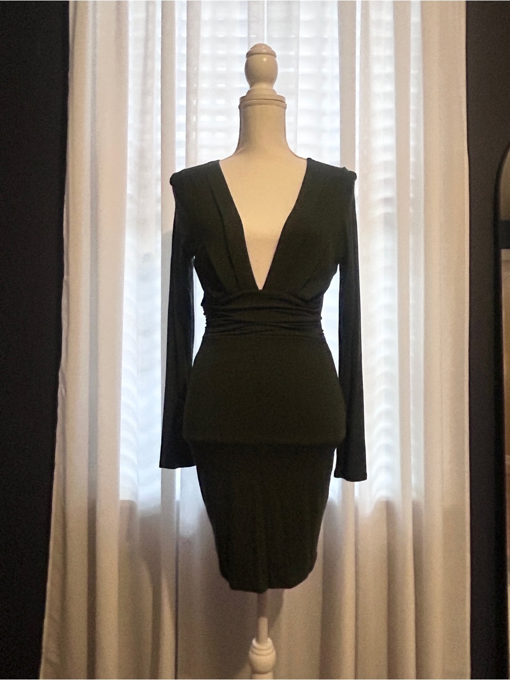 Dark Green Fashionona Mini Dress.